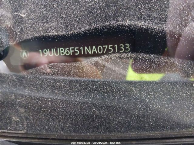 19UUB6F51NA002053 Acura Tlx A-spec Package