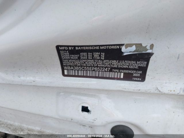 WBA3B5C55EP652247 BMW 328i Xdrive