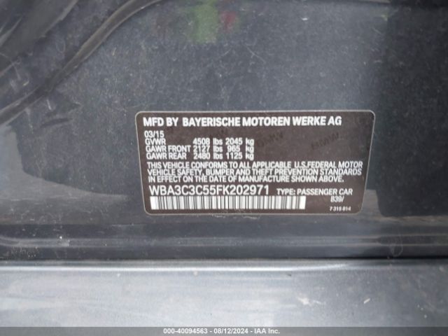 WBA3C3C55FK202971 BMW 320i Xdrive