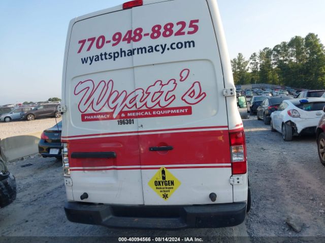 1N6BF0LY4KN810579 Nissan Nv Cargo Nv2500 Hd Sv V6