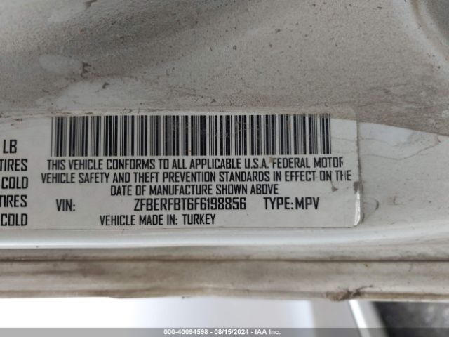 ZFBERFBT6F6198856 RAM Promaster City Tradesman Slt