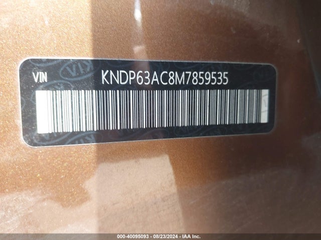 KIA SPORTAGE S 2021 KNDP63AC8M7859535 Image 9