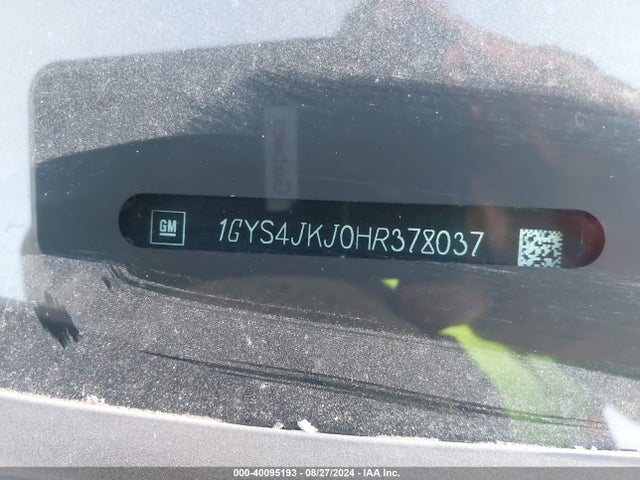 1GYS4JKJ0HR378037 Cadillac Escalade Esv Premium Luxury