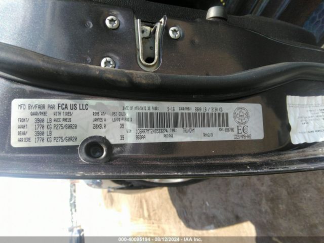 1C6RR7MT2HS533274 RAM 1500 Sport