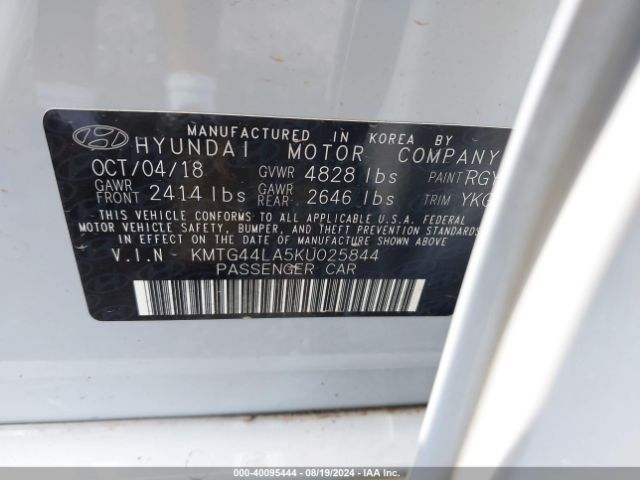 KMTG44LA5KU025844 Genesis G70 2.0t Advanced