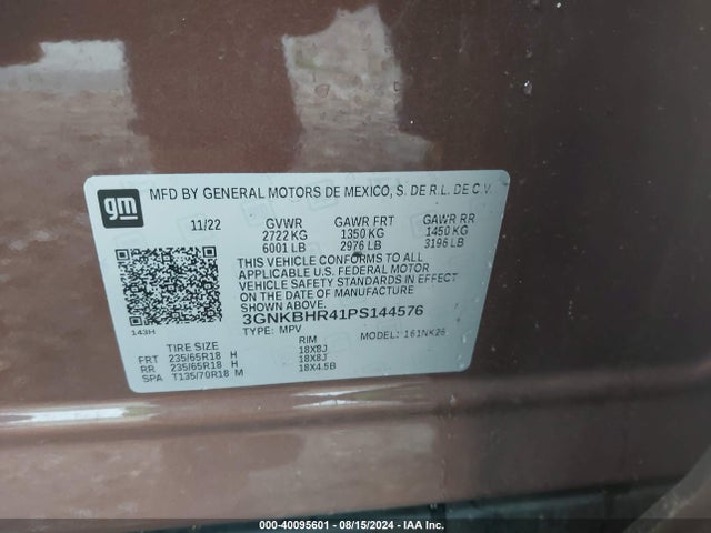 Chevrolet Blazer Awd 2lt 2023 3GNKBHR41PS144576 Image 9