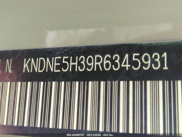 KNDNE5H39R6345931 KIA Carnival Mpv Sx