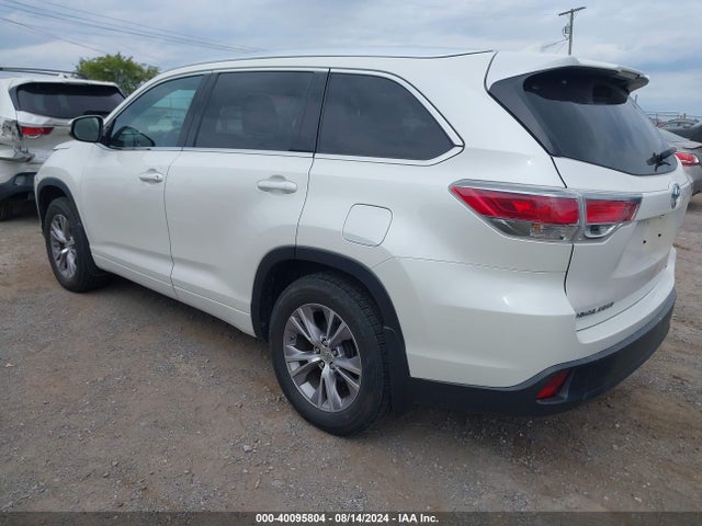 Toyota Highlander Xle V6 2014 5TDJKRFH1ES047252 Image 3