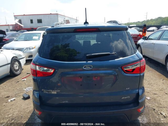 MAJ6S3GL6MC436805 Ford Ecosport Se