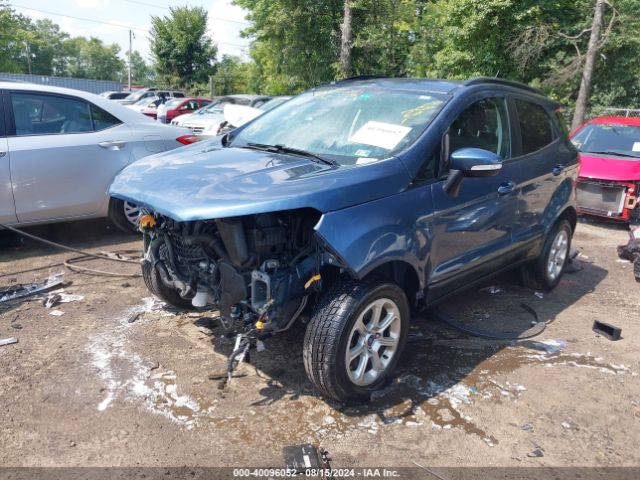 MAJ6S3GL6MC436805 Ford Ecosport Se