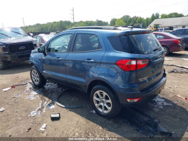 MAJ6S3GL6MC436805 Ford Ecosport Se