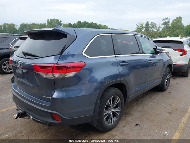 Toyota Highlander Le Plus 2017 5TDBZRFH6HS401593 Image 4