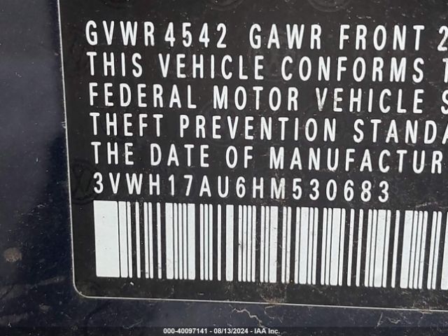 3VWH17AU6HM530683 Volkswagen Golf Alltrack Tsi S/tsi Se/tsi Sel