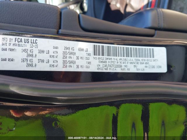 1C4RJFAG7FC226580 Jeep Grand Cherokee Altitude