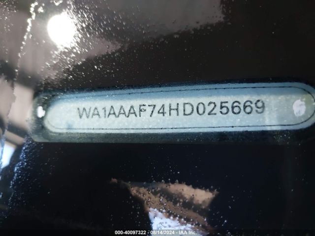 WA1AAAF74HD025669 Audi Q7 3.0t Premium