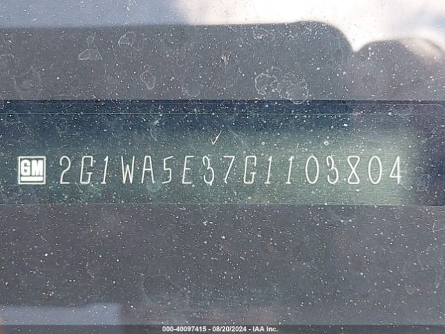 2G1WA5E37G1103804 Chevrolet Impala Limited Ls