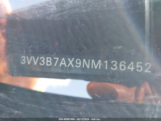 3VV3B7AX9NM136452 Volkswagen Tiguan 2.0t Se