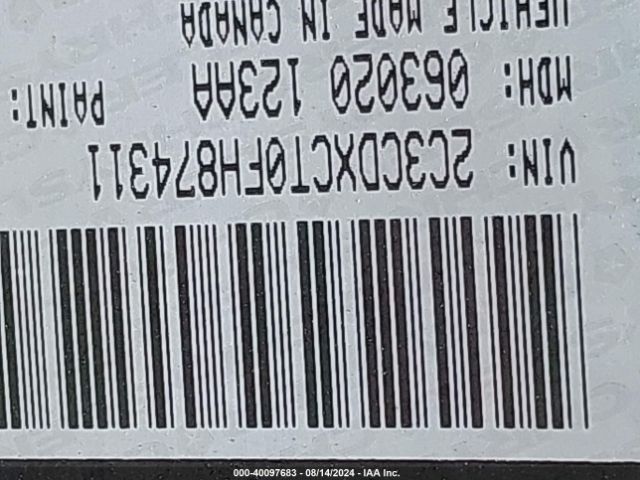2C3CDXCT0FH874311 Dodge CHARGER R/T