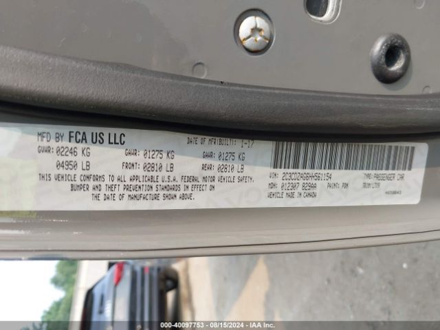2C3CDZAG6HH561154 Dodge Challenger Sxt