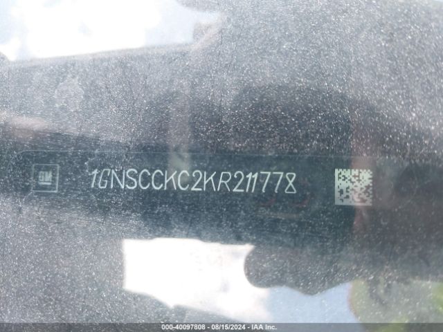 1GNSCCKC2KR211778 Chevrolet Tahoe Premier