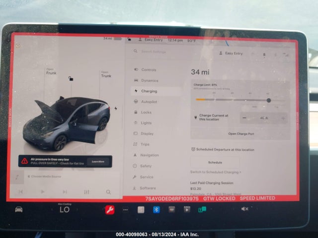 Tesla Model Y Long Range/rwd 2024 7SAYGDED6RF103975 Image 17