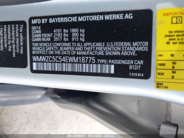 WMWZC5C54EWM18775 Mini Countryman Cooper S