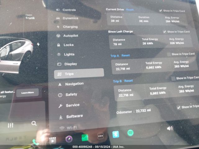 2022 TESLA MODEL 3 5YJ3E1EB7NF136438 Photo 6