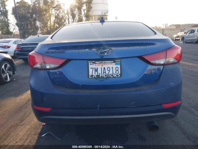 5NPDH4AE2GH717296 Hyundai ELANTRA SE