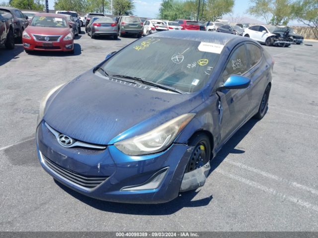 5NPDH4AE2GH717296 Hyundai ELANTRA SE
