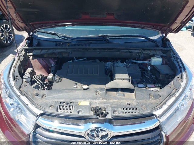 Toyota Highlander Xle V6 2016 5TDKKRFH8GS177410 Image 10