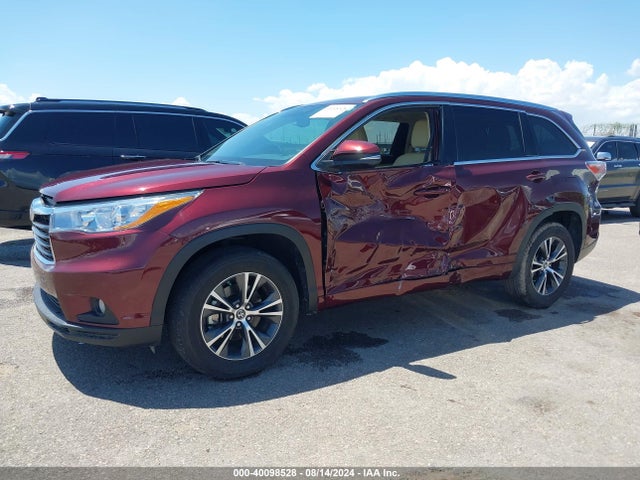 Toyota Highlander Xle V6 2016 5TDKKRFH8GS177410 Image 6
