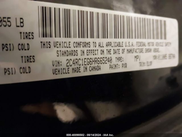 2C4RC1EG6HR665240 Chrysler Pacifica Touring-l Plus