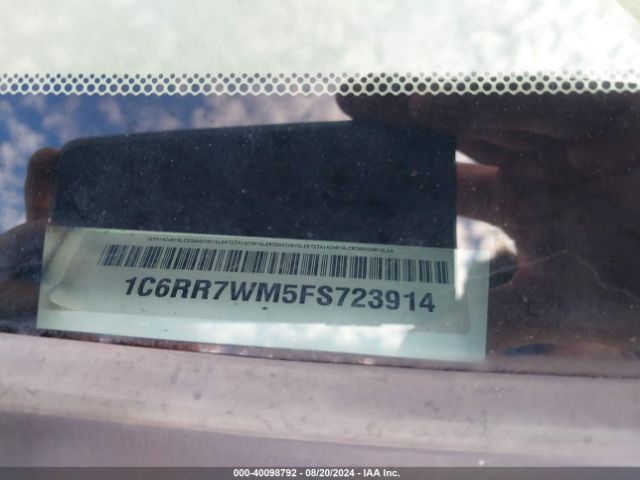 1C6RR7WM5FS723914 RAM 1500 Laramie Longhorn