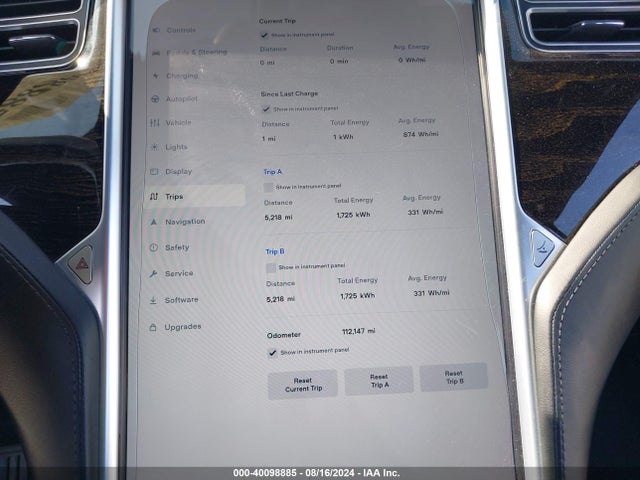 Tesla Model S 60/70/75/85 2016 5YJSA1E11GF148876 Image 7