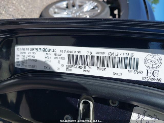 1C6RR7MT2ES419481 RAM 1500 Sport