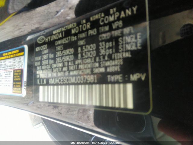 KMUHCESC0MU037981 Genesis Gv80 3.5t Awd Advanced