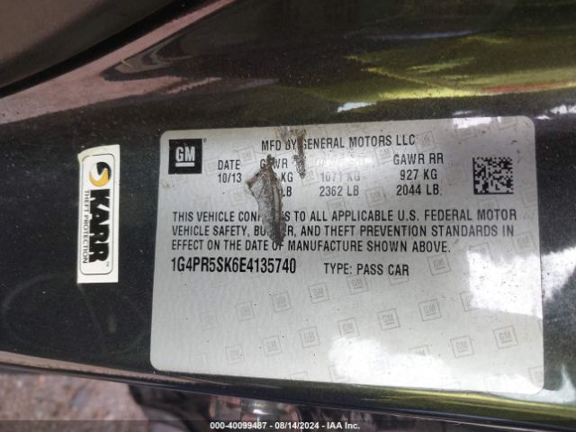 1G4PR5SK6E4135740 Buick Verano Convenience Group