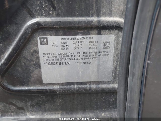 1G4GE5G37EF173558 Buick Lacrosse Premium I Group