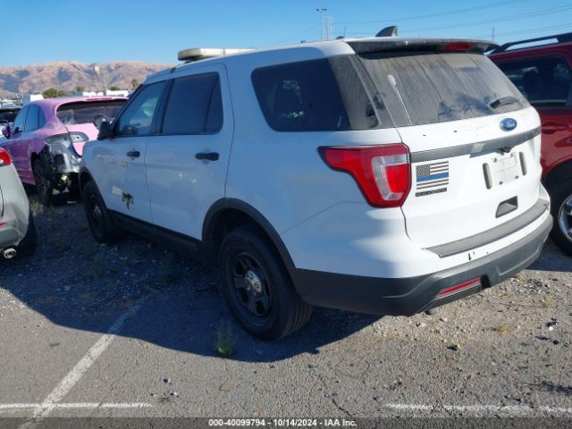 1FM5K8AR1JGB12063 Ford Police Interceptor Utility