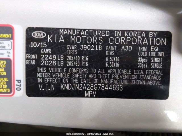 KNDJN2A28G7844693 KIA Soul