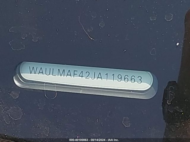 WAULMAF42JA119663 Audi A4 2.0t Tech Ultra Premium/2.0t Ultra Premium
