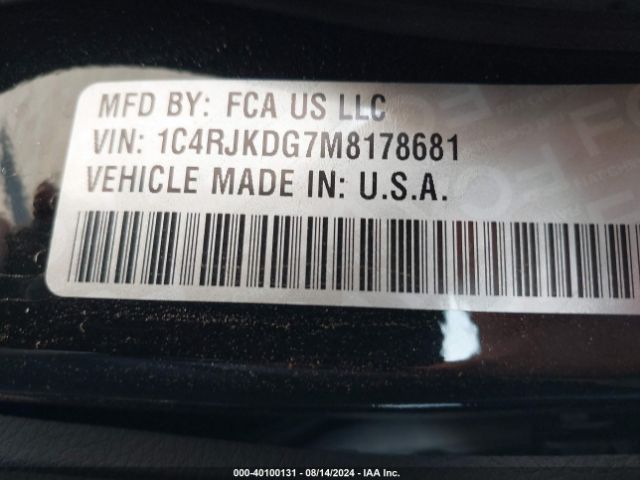 2021 JEEP GRAND CHEROKEE L 1C4RJKDG7M8178681 Photo 8