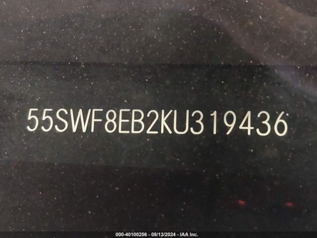 55SWF8EB2KU319436 Mercedes-Benz C 300 4matic