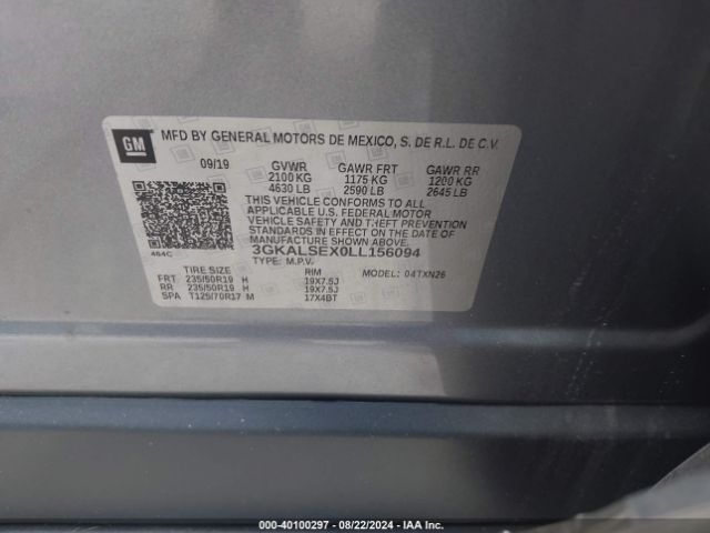 3GKALSEX0LL156094 GMC Terrain Fwd Denali