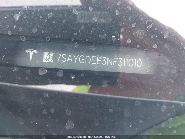 2022 TESLA MODEL Y 7SAYGDEE3NF311010 Photo 8