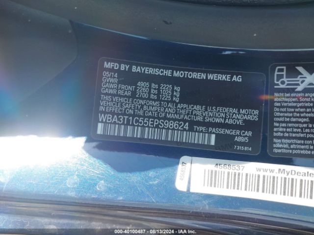 WBA3T1C55EPS98624 BMW 428i Xdrive