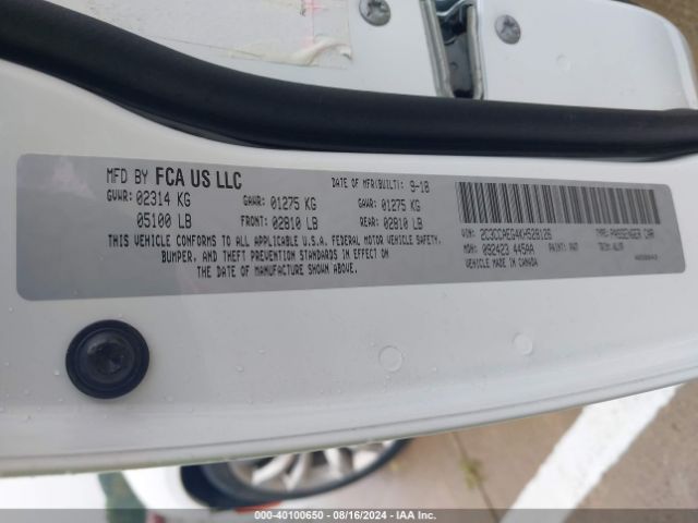 2C3CCAEG4KH528126 Chrysler 300 Limited
