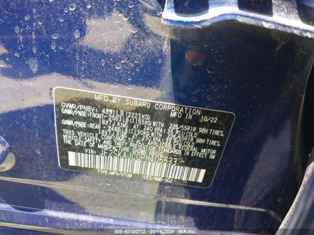JF2SKAJC0PH405533 Subaru Forester Sport