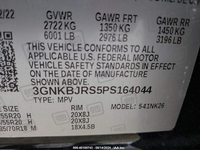 Chevrolet Blazer Awd 3lt 2023 3GNKBJRS5PS164044 Image 9