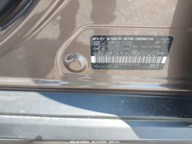 2018 MITSUBISHI OUTLANDER SPORT JA4AR3AU2JZ018083 Photo 8